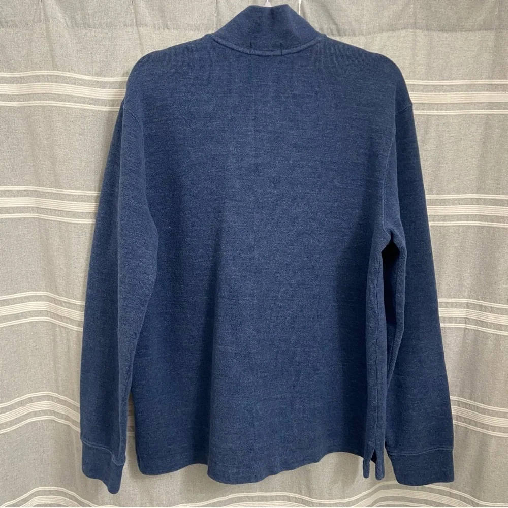 Polo by Ralph Lauren / Blue Quarter Zip Pullover Sweater Size L